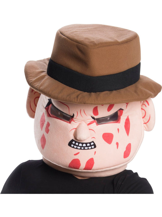 A Nightmare On Elm Street Adult Freddy Kreuger Mascot Mask - costumesupercenter.com