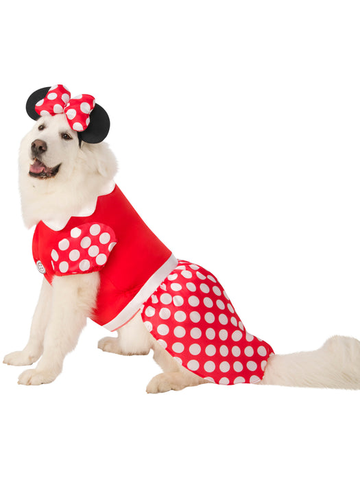 Pet Big Dogs Minnie Mouse Costume - costumesupercenter.com