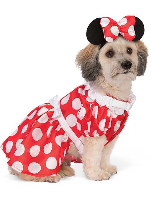 Minnie Mouse Pet Headpiece and Harness - costumesupercenter.com