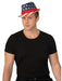 Patriotic Burlap Hat - costumesupercenter.com