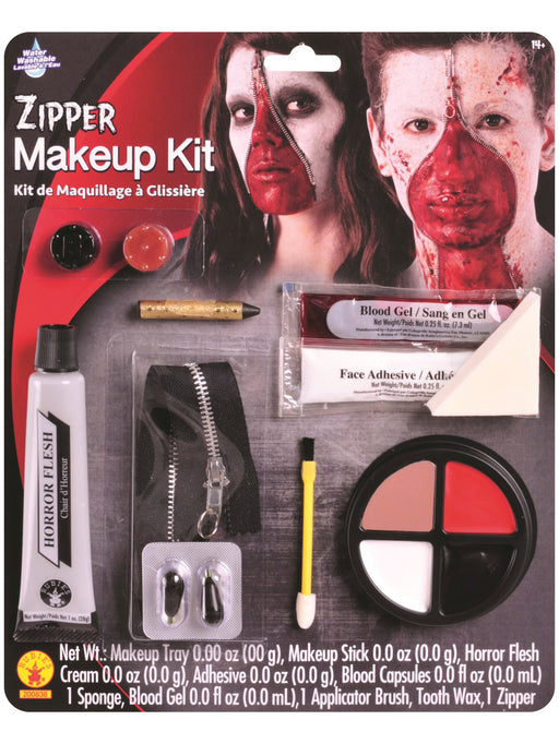 Adult Zipper Makeup Kit - costumesupercenter.com