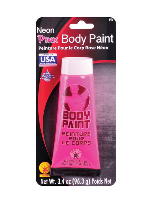 Neon Pink Body Paint Make-Up - costumesupercenter.com