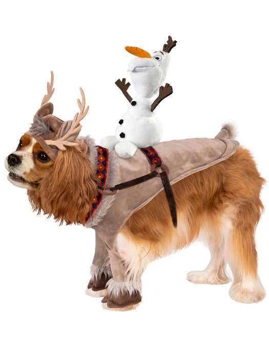 Frozen: Sven Ride On Pet Costume - costumesupercenter.com