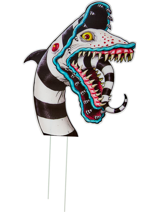 25-inch Beetlejuice Sandworm Groundbreaker Lawn Decoration - costumesupercenter.com