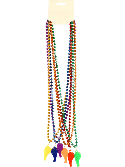 Pride Rainbow Whistle Beads - costumesupercenter.com