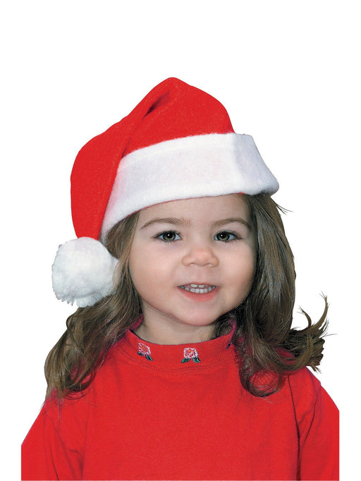 Toddler Classic Santa Hat Accessory - costumesupercenter.com