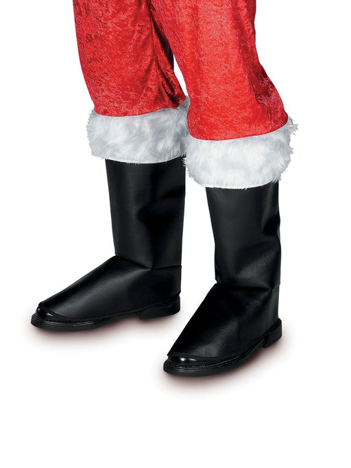 Deluxe Santa Accessory Boot Tops - costumesupercenter.com