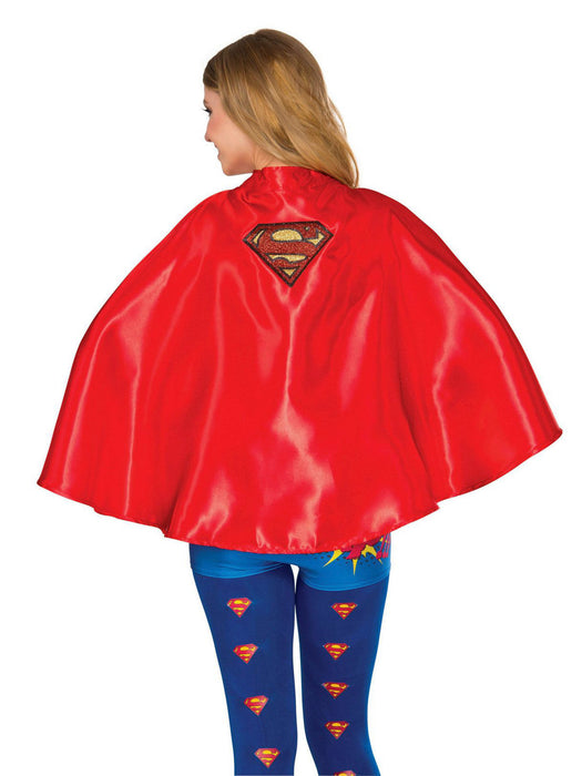 Supergirl Cape Womens Costume Accessory - costumesupercenter.com