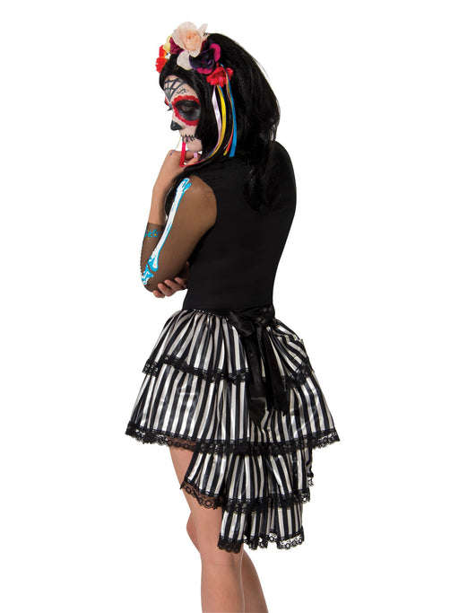 Womens Bones Gallery Tie On Bustle - costumesupercenter.com