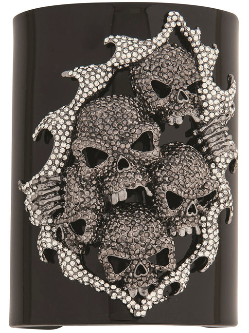 Adult Multi Skull Heads Cuff Accessory - costumesupercenter.com