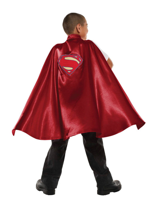 Deluxe Superman Child's Cape - costumesupercenter.com