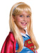 Kids Supergirl Hairpiece Wig - costumesupercenter.com