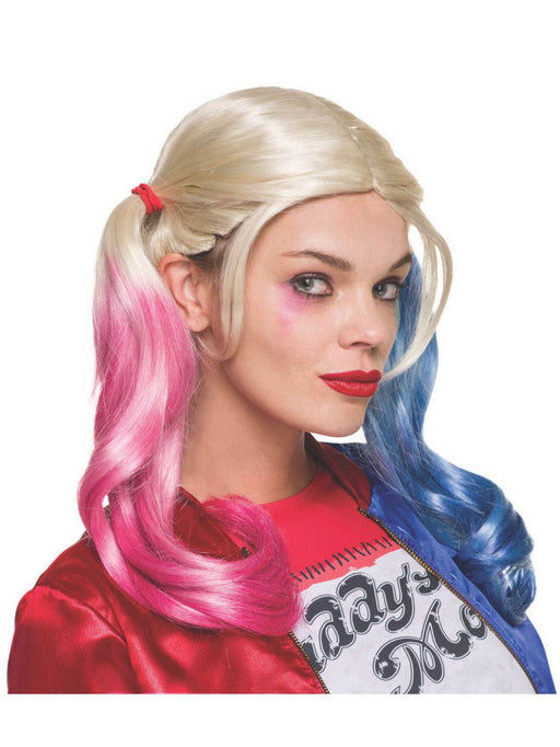 Women's Suicide Squad Harley Quinn's Wig - costumesupercenter.com