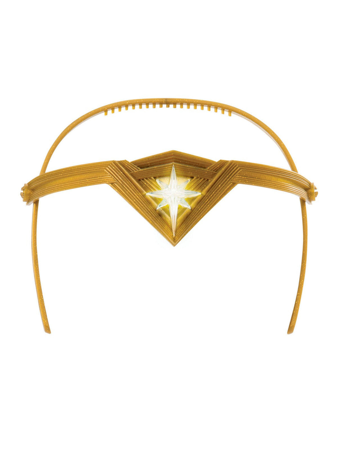 Wonder Woman Tiara & Stulpen Set – Goldener Superhelden-Style Für Erwachsene