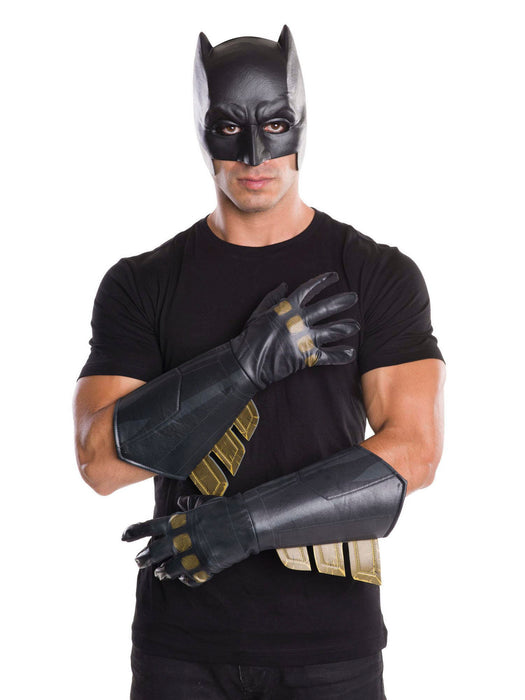 Justice League Adult Batman Gauntlets - costumesupercenter.com
