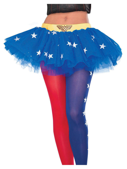 Wonder Woman Tutu Skirt Adult Costume - costumesupercenter.com