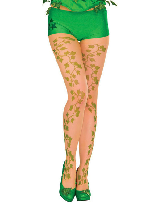 Adult Printed Poison Ivy Tights - costumesupercenter.com