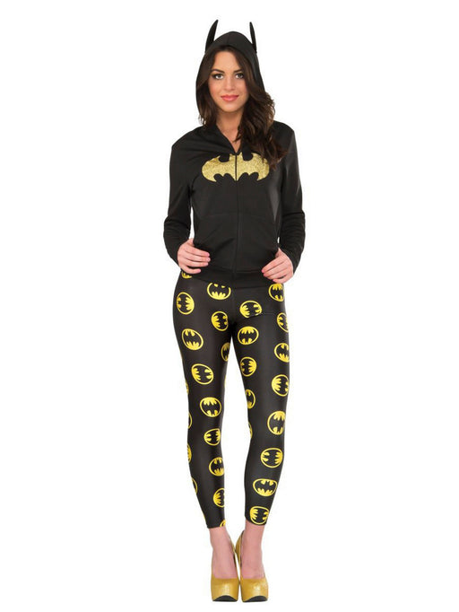 Adult Batgirl Printed Leggings - costumesupercenter.com