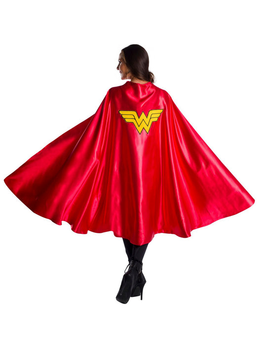 DC Comics Superheroes Wonder Woman Adult Deluxe Cape - costumesupercenter.com