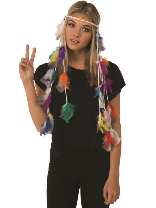 Adult Boho Hippie Headband - costumesupercenter.com