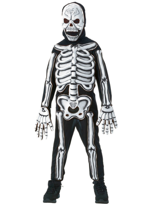 Kids Glow in the Dark Skeleton Suit - costumesupercenter.com