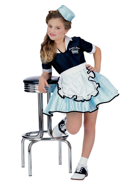 Car Hop Girl Child Costume - costumesupercenter.com