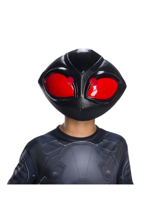 Aquaman Movie Black Manta Kids 1/2 Mask - costumesupercenter.com