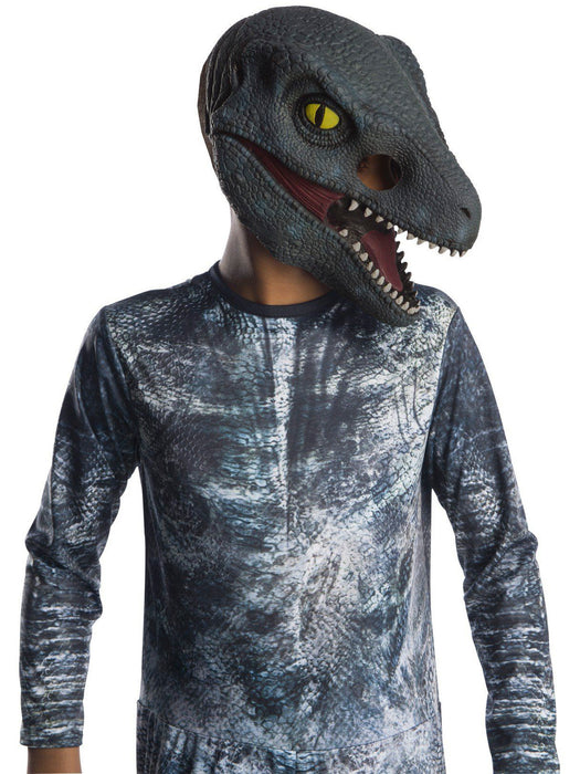 Velociraptor 3/4 Mask For Kids - costumesupercenter.com