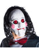 Jigsaw Billy Mask with Hair for Adults - costumesupercenter.com
