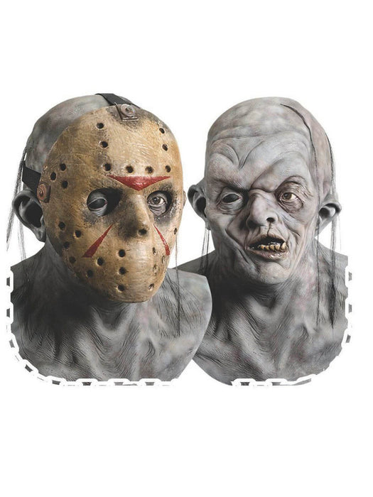Deluxe Adult Jason Overhead Latex Mask - costumesupercenter.com