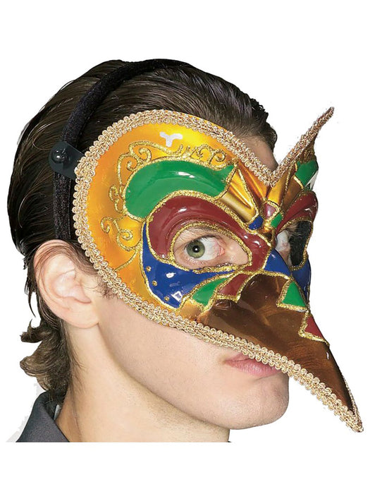 Adult Court Jester Mask - costumesupercenter.com
