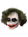 The Dark Knight Adult 3/4 Joker Mask With Hair - costumesupercenter.com