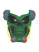 Adult Green Skull Light Up Mask - costumesupercenter.com