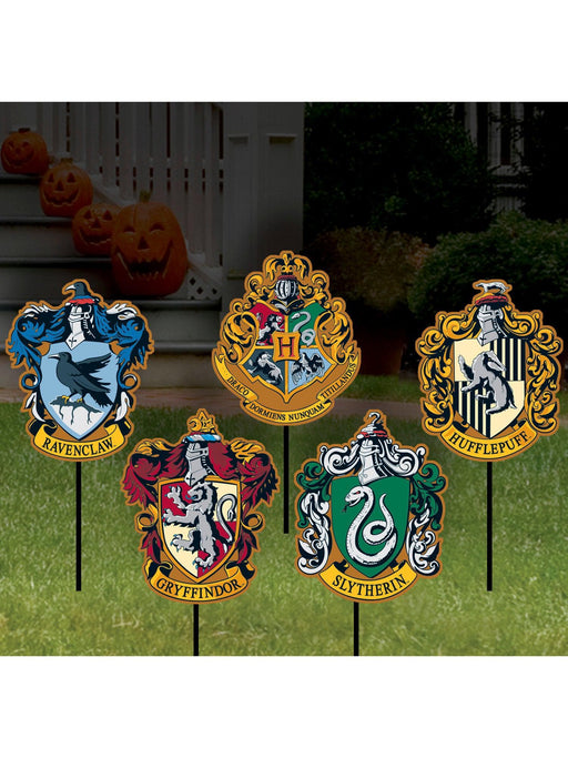 Harry Potter House Crests Lawn Decoration - costumesupercenter.com