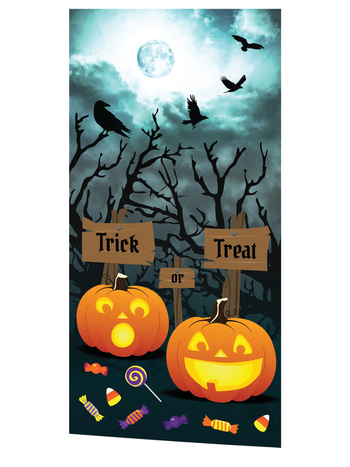 Trick or Treat Halloween Door Cover - costumesupercenter.com