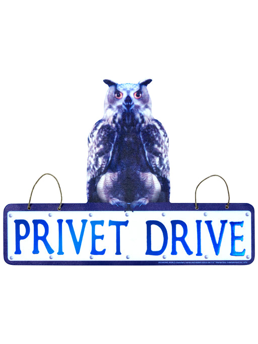 10-inch Harry Potter Privet Wall Sign Decoration - costumesupercenter.com