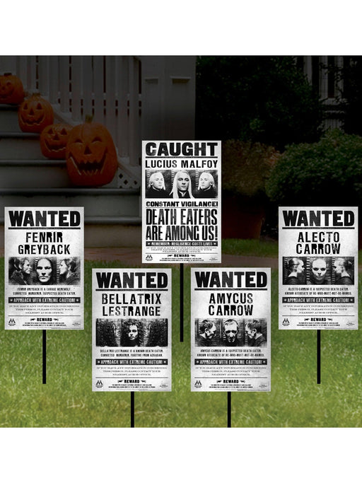 Harry Potter Wanted Signs Lawn Decoration - costumesupercenter.com