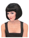 Super Model Black Wig Accessory - costumesupercenter.com