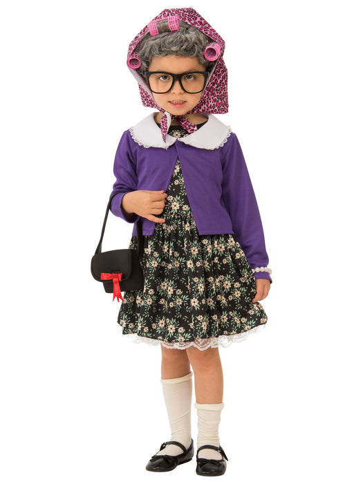 Little Old Lady Costume for Girls - costumesupercenter.com