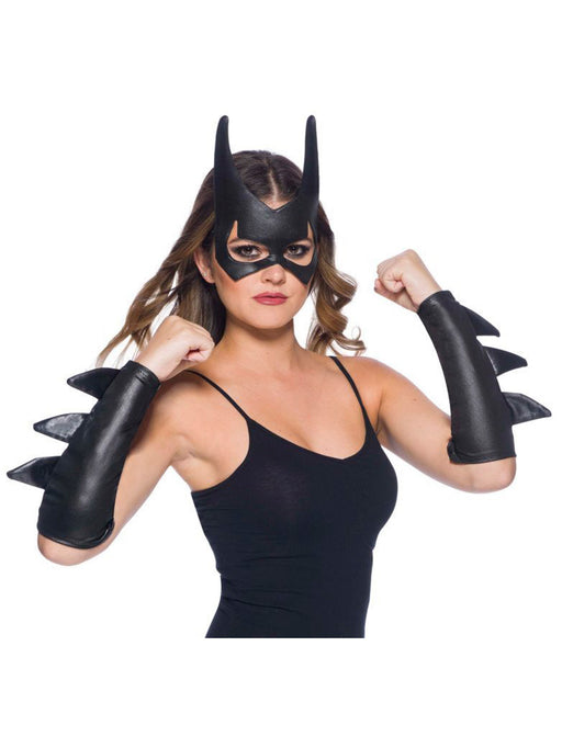 Women's DC Comics Batgirl Mask and Gauntlet Set - costumesupercenter.com