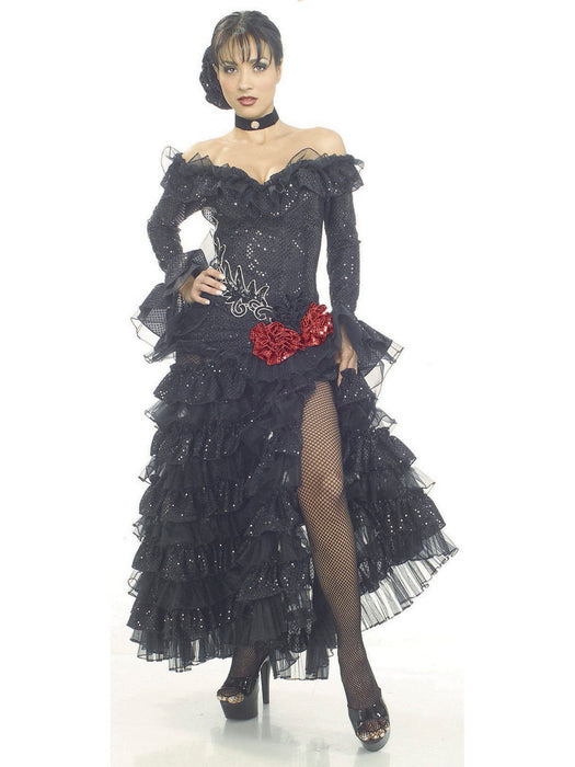 Senorita Black Adult Costume - costumesupercenter.com