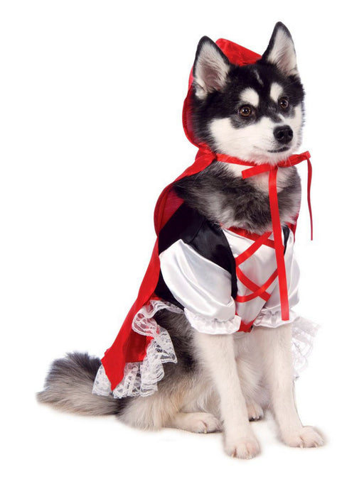 Pet Little Red Riding Hood Costume - costumesupercenter.com