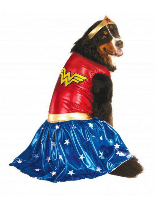 Big Dogs' Wonder Woman Pet Halloween Costume - costumesupercenter.com