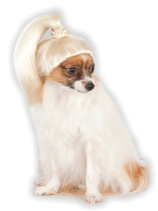 Blonde Pony Tail for Pets - costumesupercenter.com