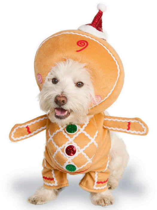 Pet Gingerbread Man Costume - costumesupercenter.com