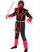 Boys Red/Black Skull Ninja Costume - costumesupercenter.com