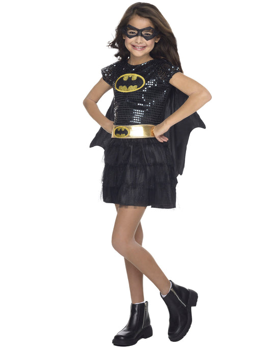 DC Comics Girls Batgirl Sequin Costume - costumesupercenter.com