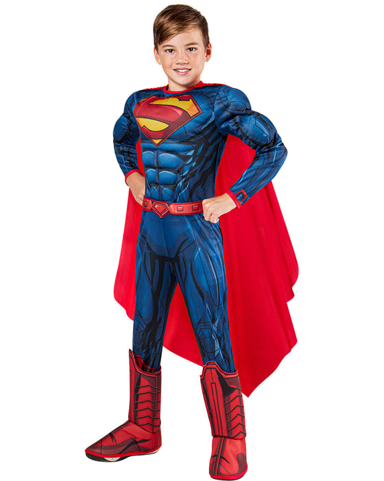 Deluxe Superman Costume For Kids - costumesupercenter.com