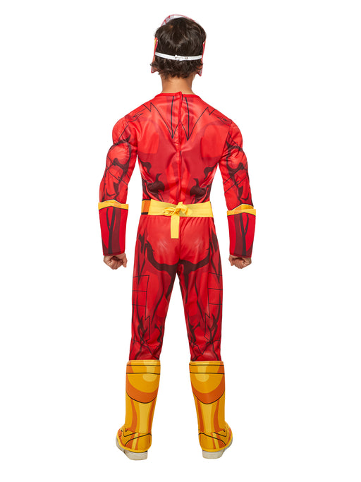Boys Deluxe Justice League Flash Costume - costumesupercenter.com