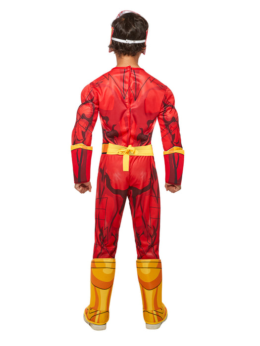 Boys Deluxe Justice League Flash Costume - costumesupercenter.com